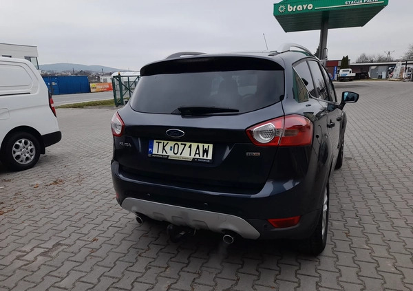 Ford Kuga cena 37400 przebieg: 190000, rok produkcji 2010 z Kielce małe 172